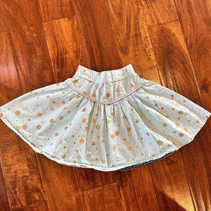 Matilda Jane Blue Gilded Greens A-Line Skirt